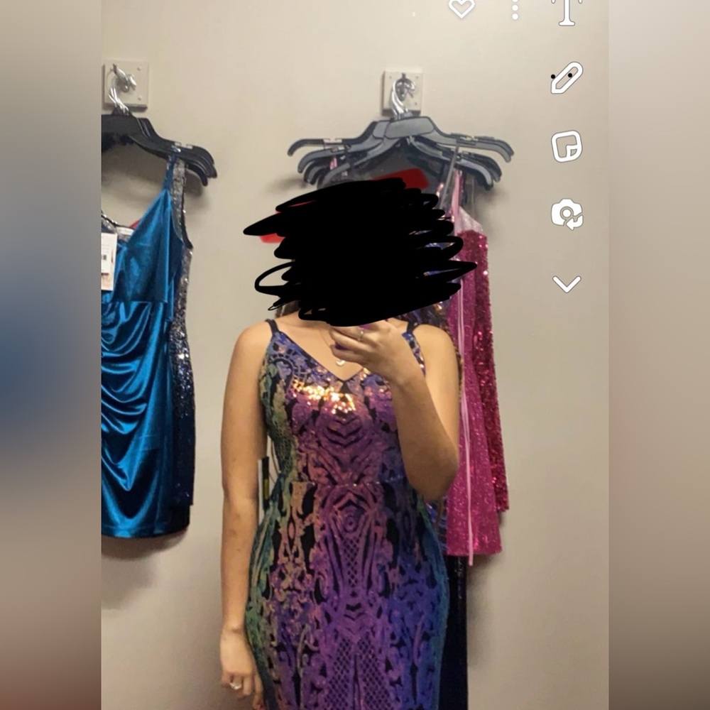 City vibe iridescent dress